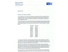 Tablet Screenshot of piedmontunitedway.org